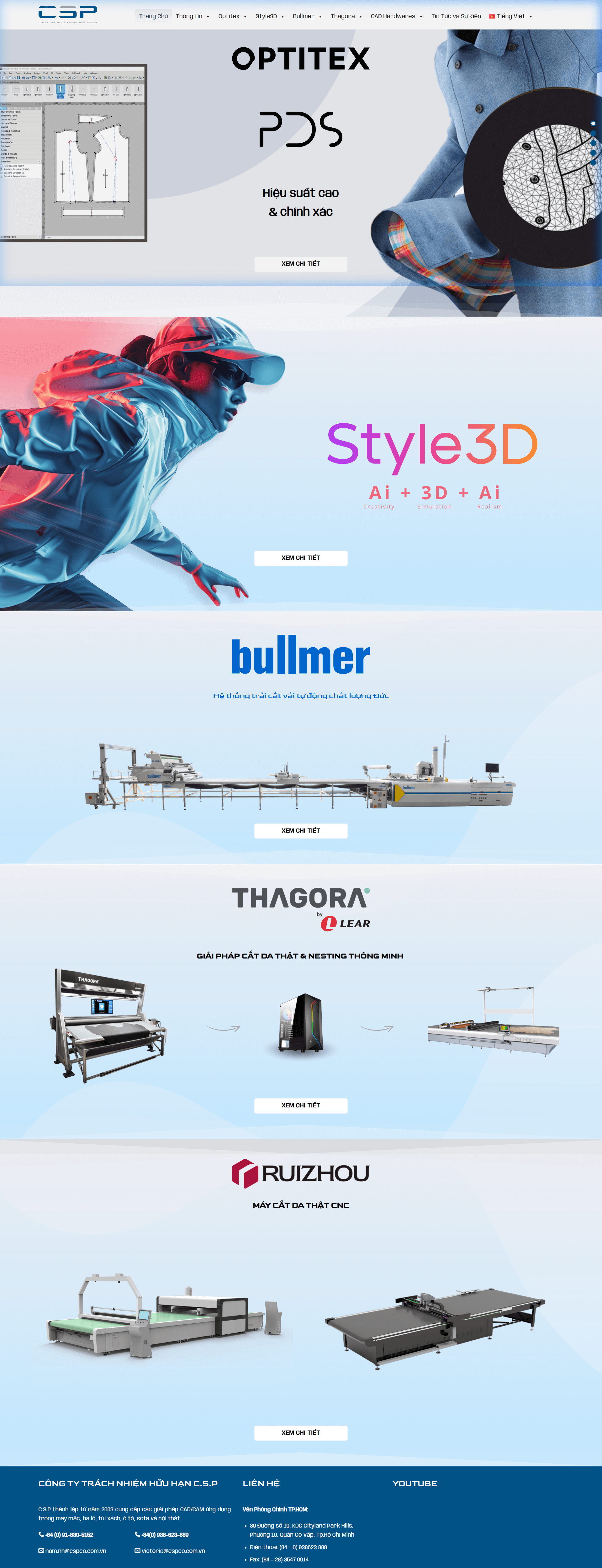 Dự án Giải pháp Phần mềm May mặc CSPCO