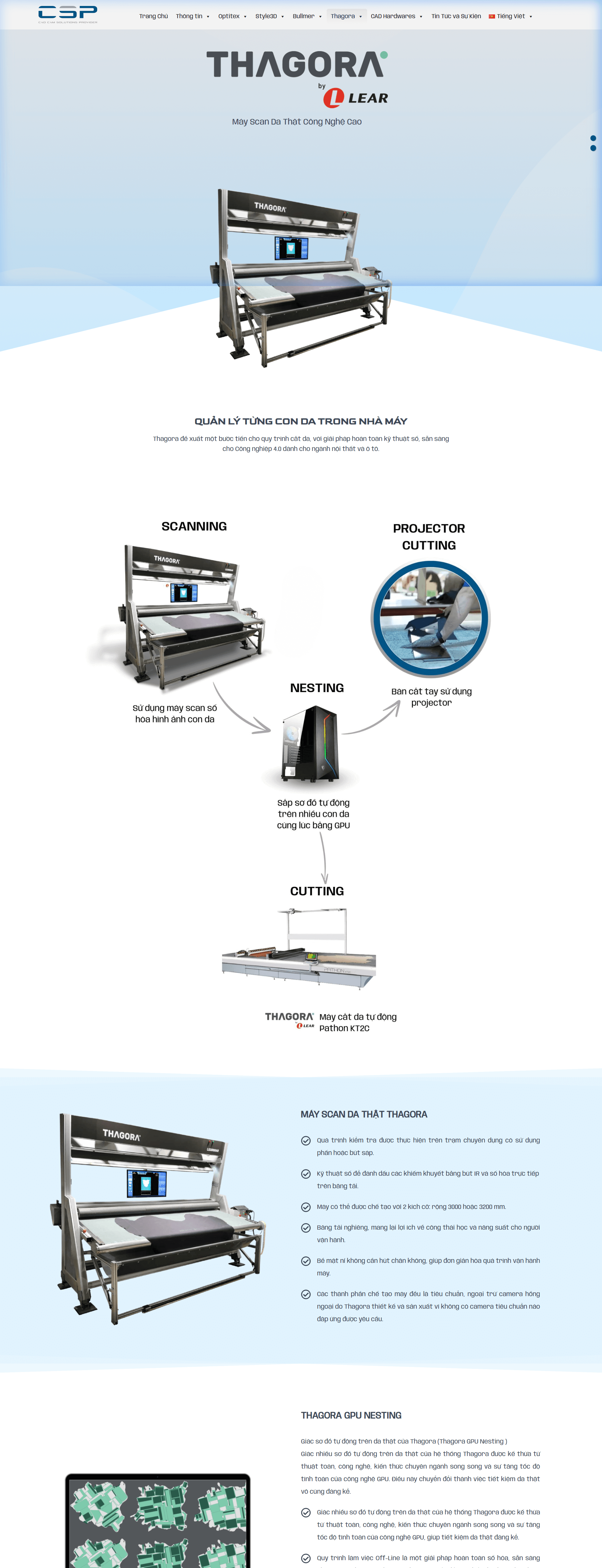 Dòng giải pháp quản lý tối ưu hóa phòng cắt Thagora