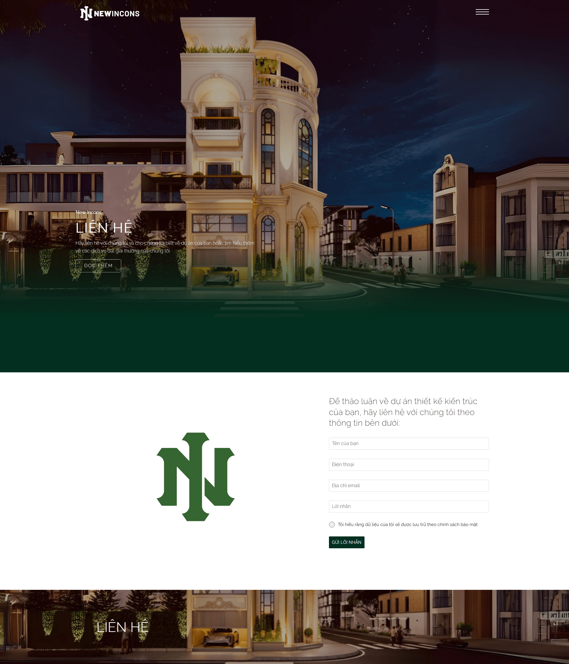 Trang Liên Hệ Báo Giá Xây Dựng