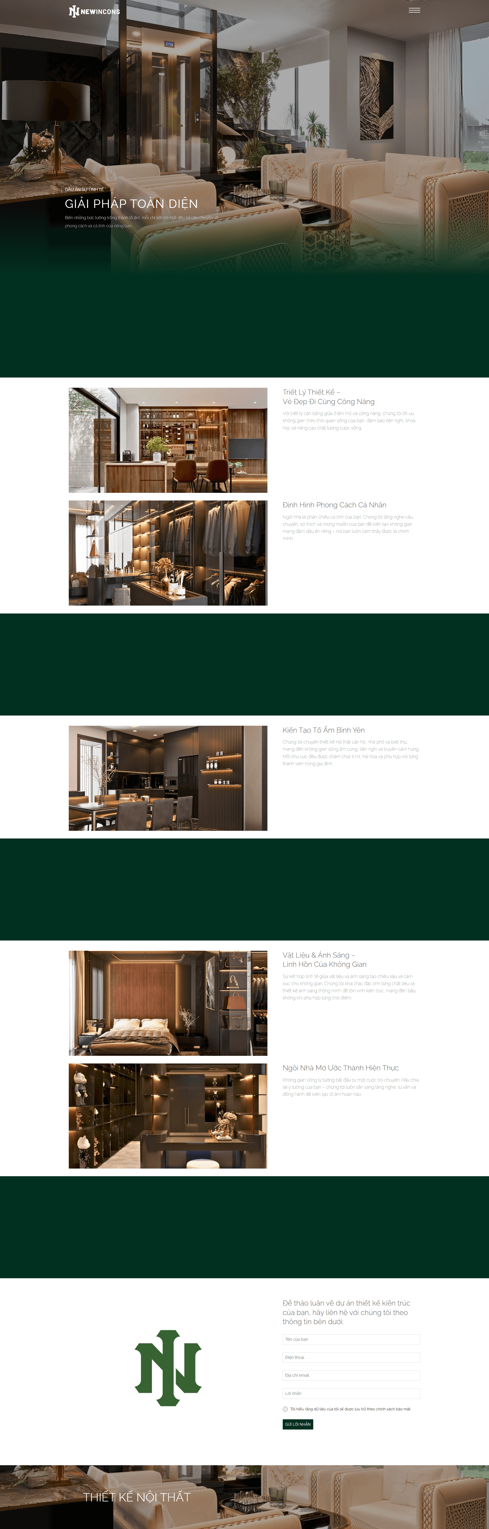 Trang Dịch vụ Thiết kế Nội Thất