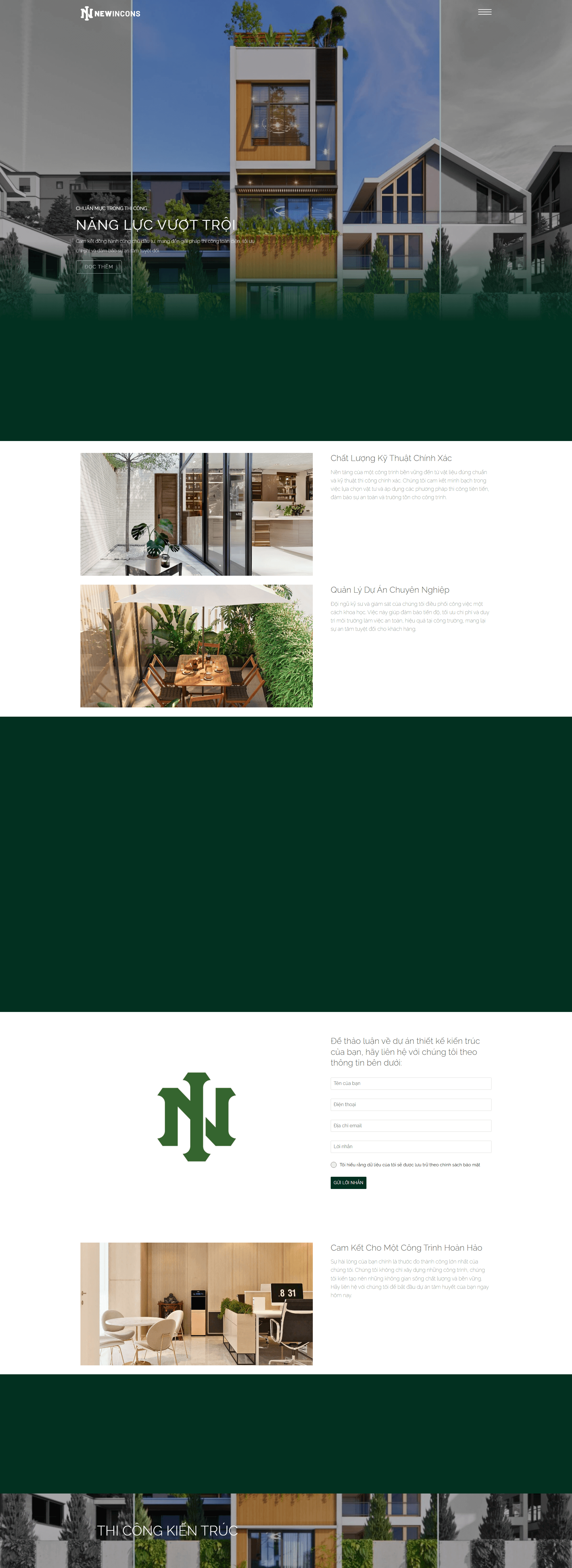 Tổng quan năng lực Thi công