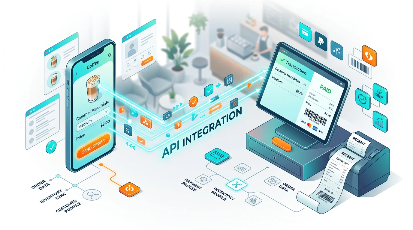 Tích hợp đồng bộ dữ liệu Order từ Website đến hệ thống quản lý POS của chuỗi F&B